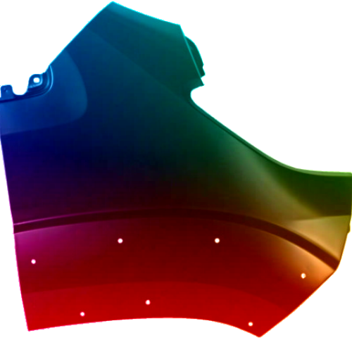 Stænkskærm højre til Peugeot Boxer fra 2014 Lakeret i ønsket farve