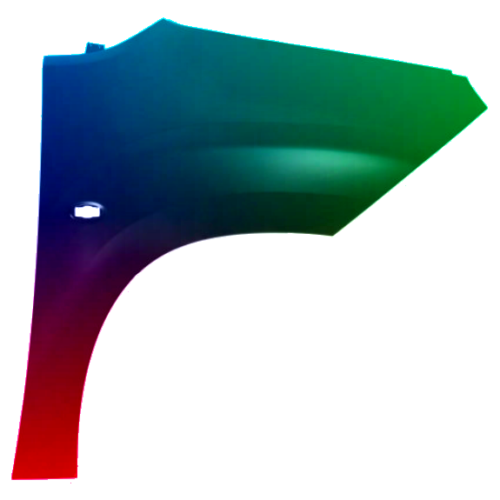 Stænkskærm højre til Peugeot Partner/Rifter fra 2018 Lakeret i ønsket farve