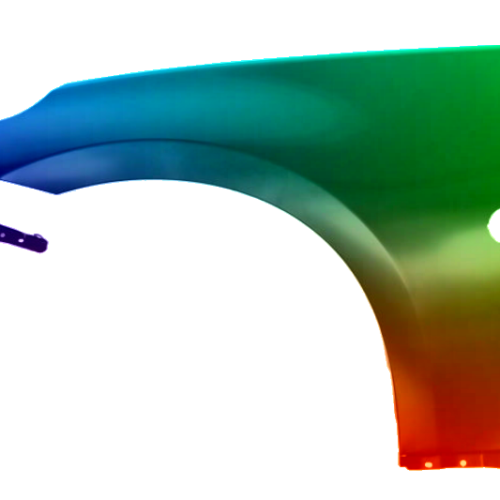Stænkskærm til venstre til Nissan 370 Z (Z34) fra 2009 Lakeret i ønsket farve