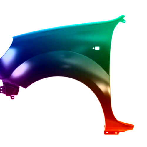 Stænkskærm venstre til Nissan Kubistar (X76) fra 2003 Lakeret i ønsket farve
