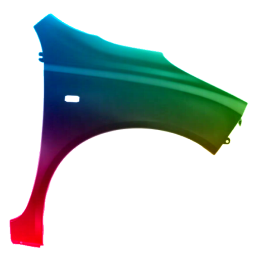 Stænklapper til Nissan Micra (K12) 2003-2010 Lakeret i ønsket farve