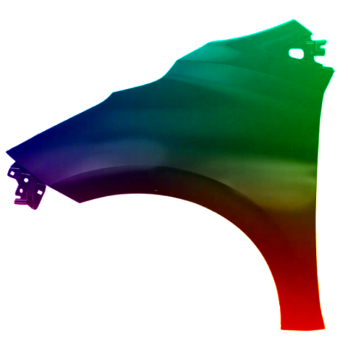 Stænkskærm til venstre til Nissan Micra (K14) fra 2017 Lakeret i ønsket farve