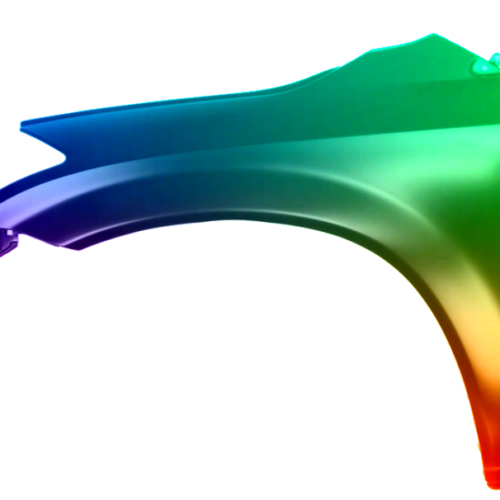 Stænkskærm venstre til Nissan Murano (Z50) 2003-2007 Lakeret i ønsket farve