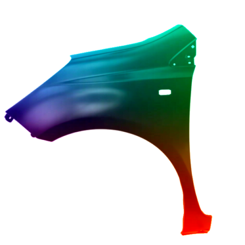 Stænkskærm til venstre til Nissan Note (E11) 2006-2009 Lakeret i ønsket farve