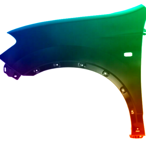 Skærm til venstre til Nissan Qashqai (J10) 2010-2014 Lakeret i ønsket farve