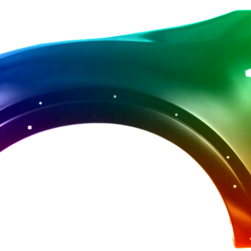 Stænkskærm venstre til Mitsubishi Pajero/Montero (V60/V70) 2000-2002 Lakeret i ønsket farve