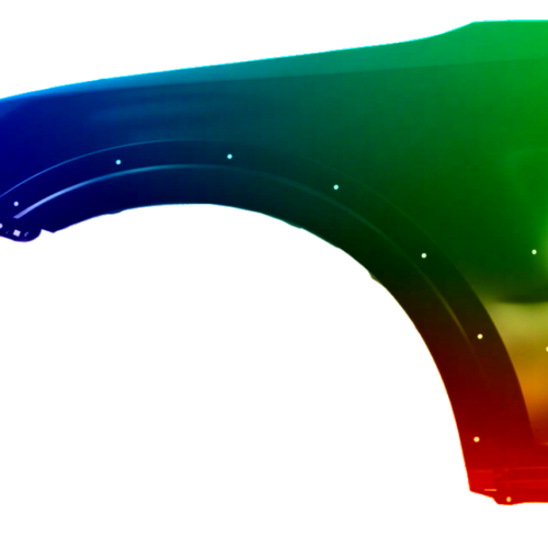 Stænkskærm venstre til Mitsubishi Pajero (V80/V90) Fra 2006 Lakeret i ønsket farve