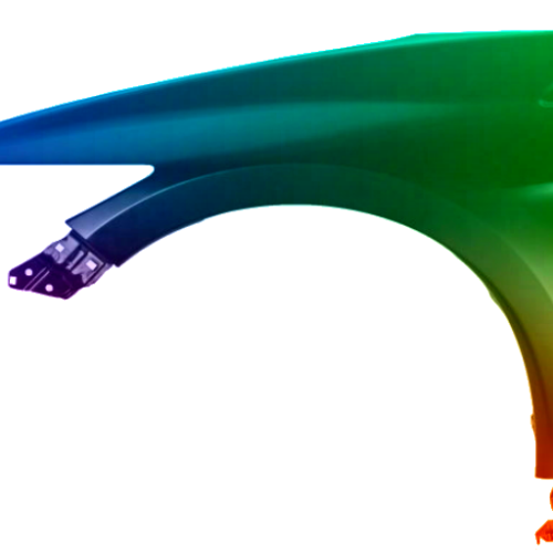 Venstre stænkskærm til Honda CR-Z (ZF-1) fra 2010 malet i specialfarve