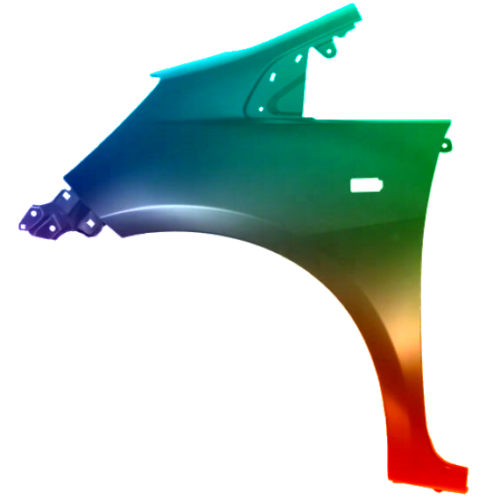 Stænkskærm venstre til Honda Jazz/Fit (GE) 2008-2011 Lakeret i ønsket farve