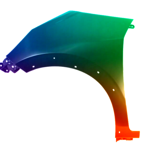 Stænkskærm til venstre til Honda Jazz/Fit fra 2019 Lakeret i ønsket farve