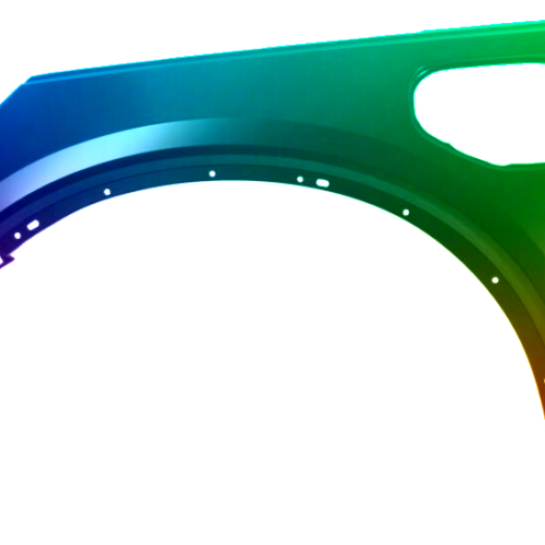 Stænkskærm til venstre til Volvo C40 fra 2021 Malet i ønsket farve