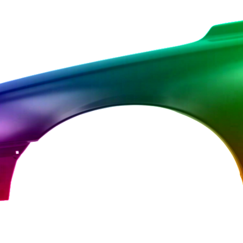 Stænkskærm til venstre til Volvo S60 (RS) 2000-2004 Lakeret i ønsket farve
