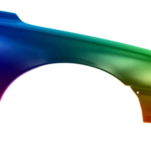 Stænkskærm højre til Volvo V70 (P80) 2000-2004 Lakeret i ønsket farve