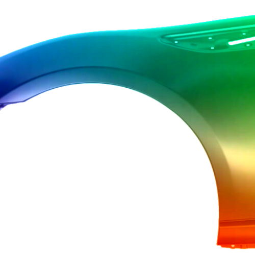 Stænkskærm venstre Passer til Subaru BRZ 2012-2020 Lakeret i ønsket farve