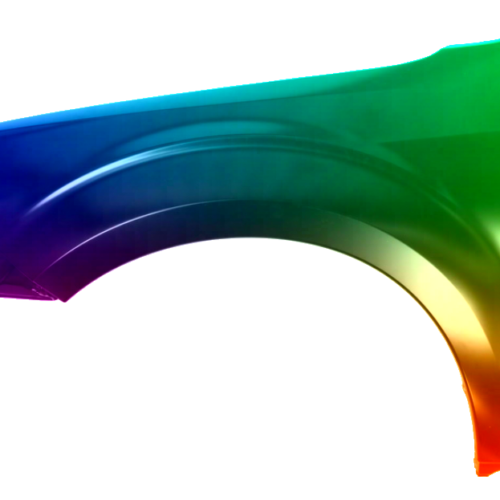 Stænkskærm venstre Passer til Subaru Forester (SH) 2008-2013 Lakeret i ønsket farve