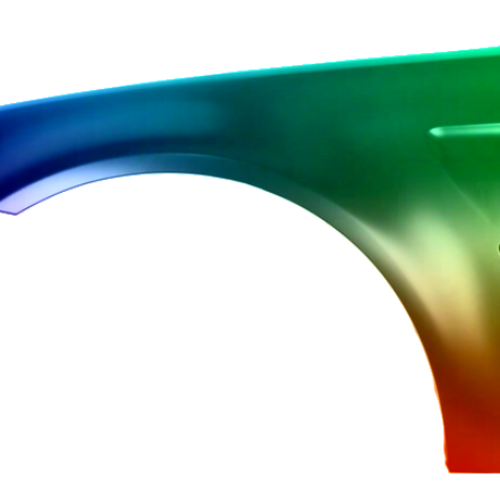 Stænkskærm venstre til BMW 3 (E46/5) Compact 2000-2004 Lakeret i ønsket farve