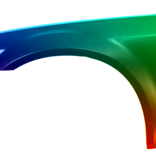 Stænkskærm til venstre til Chrysler 300C (LX) 2004-2011 Lakeret i ønsket farve