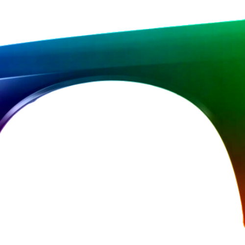 Stænkskærm til venstre til Dodge Challenger 2008-2014 Lakeret i ønsket farve