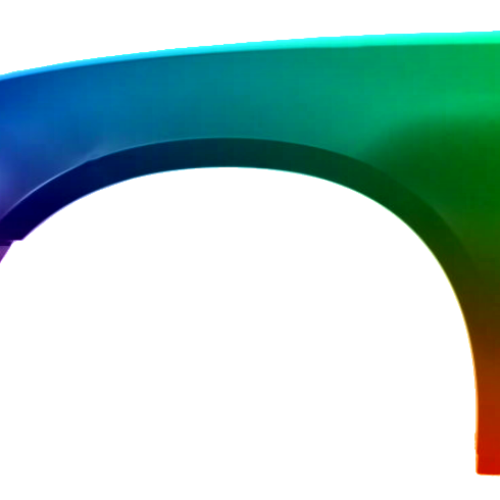 Stænkskærm til venstre til Dodge Charger 2010-2014 Lakeret i ønsket farve