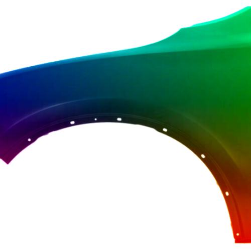 Stænkskærm til venstre til Dodge Durango 2010-2020 Lakeret i ønsket farve