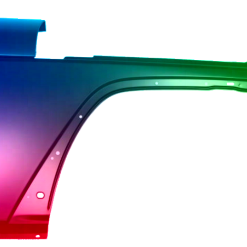 Stænkskærm højre til Jeep Wrangler (JK) fra 2006 Lakeret i ønsket farve