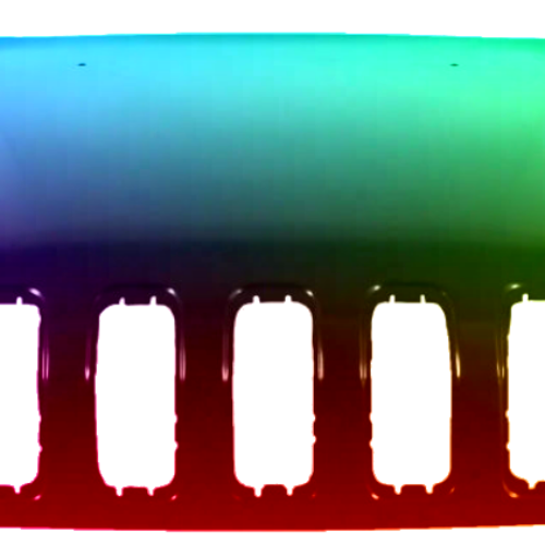 Motorhjelm til Jeep Cherokee (KL) 2013-2018 malet i specialfarve
