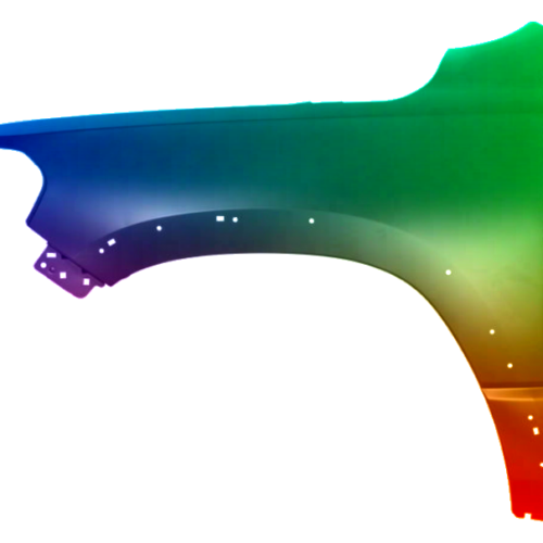 Stænkskærm til venstre til Ram 1500/2500/3500 fra 2018 Lakeret i ønsket farve