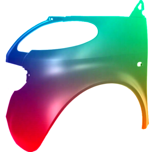 Skærm til venstre til Smart Fortwo/City Coupe/Cabrio (MC01) 1998-2006 Lakeret i farve efter eget valg