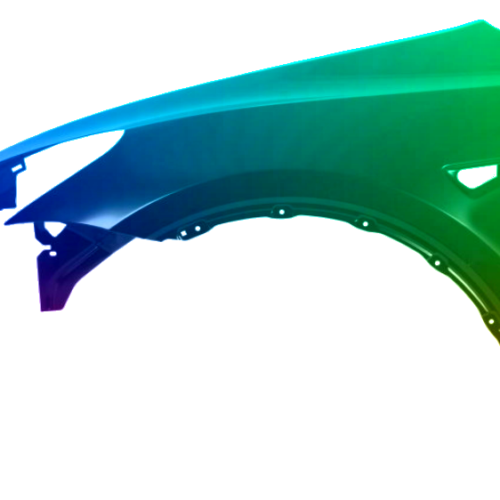 Stænkskærm til venstre til Tesla Model Y fra 2020 Malet i ønsket farve