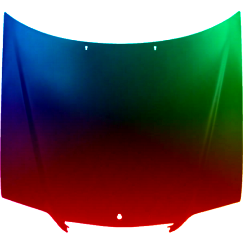Motorhjelm til Mercedes Klasa C (W202) 1993-2001 malet i dit valg af farve