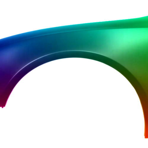 Stænkskærm venstre til Audi A5/S5 (B8) 2007-2011 Lakeret i ønsket farve